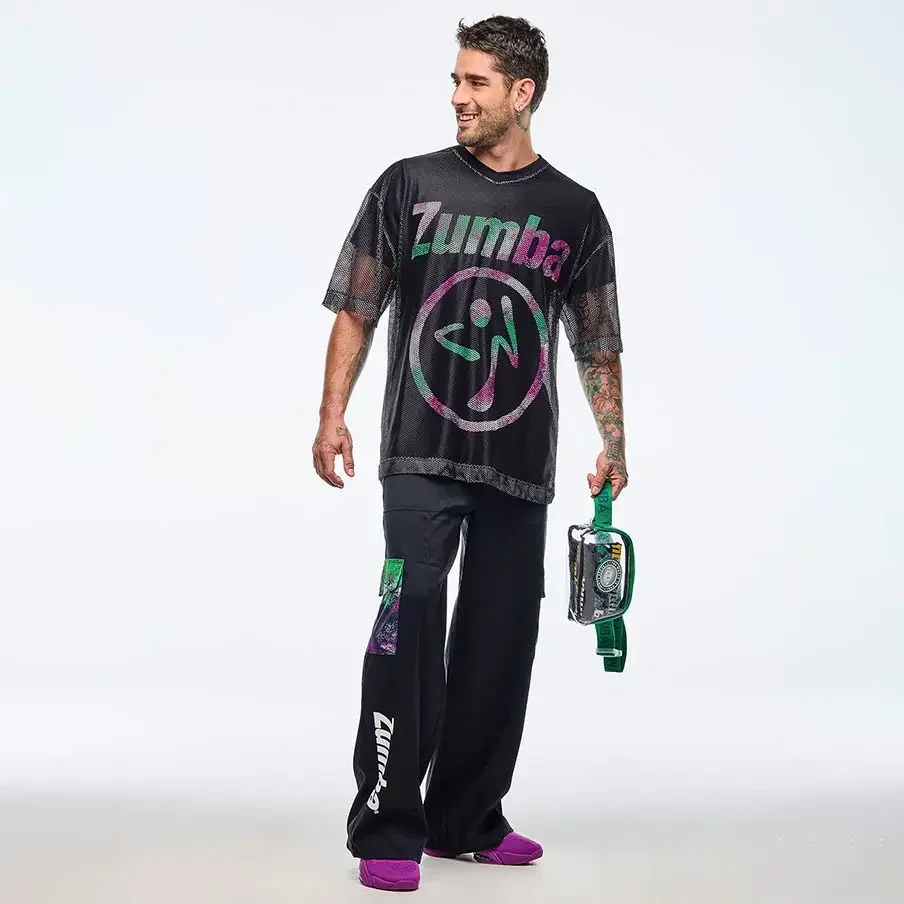 Zumba & Yoga Fitness By Anushree Pune Reviews - Schwarzes, atmungsaktives Mesh-Oberteil für Zumba-Tanz, für