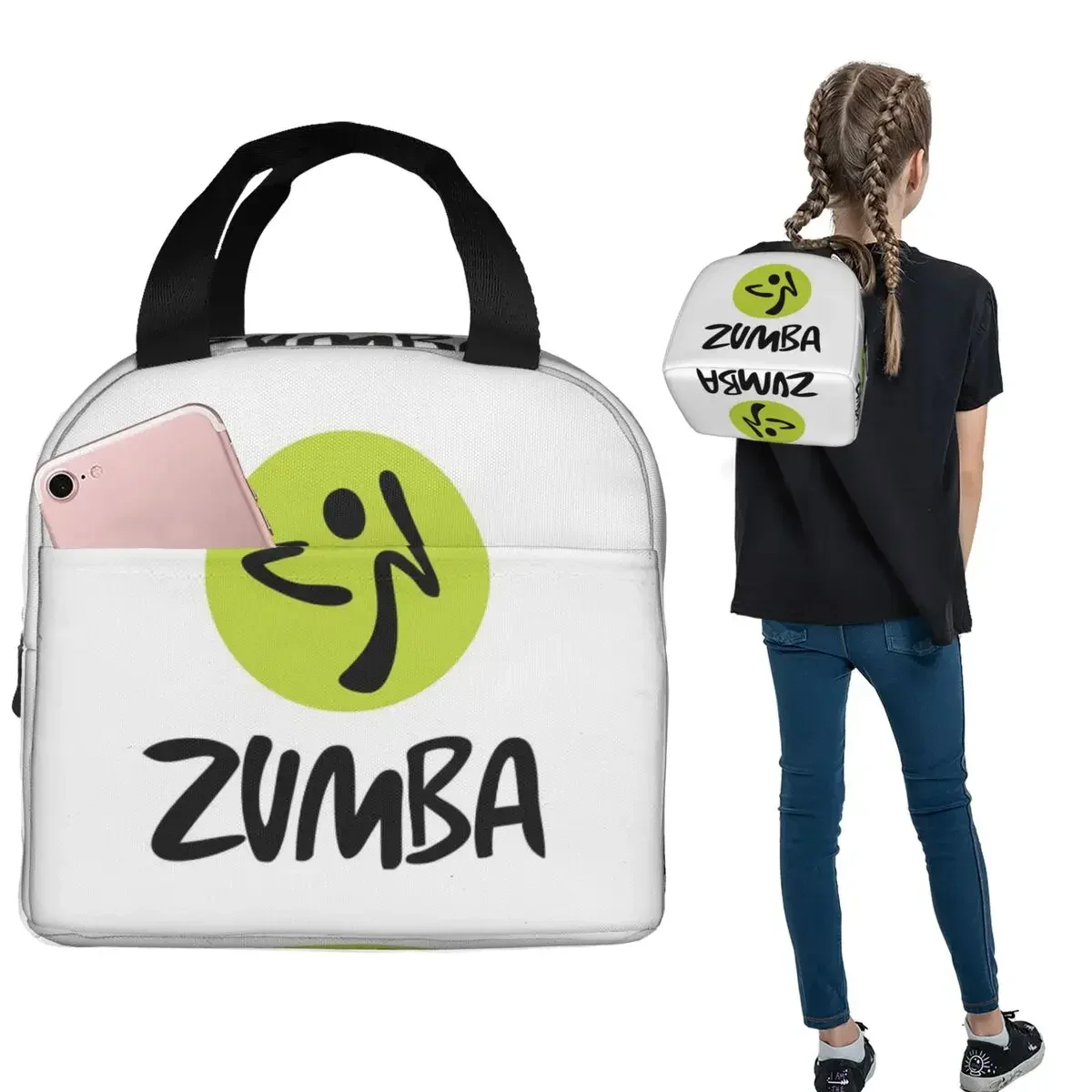 Zumba & Yoga Fitness By Anushree Pune Reviews - Fitness Z-Zumba-S Dance Isolierte Lunchtasche für