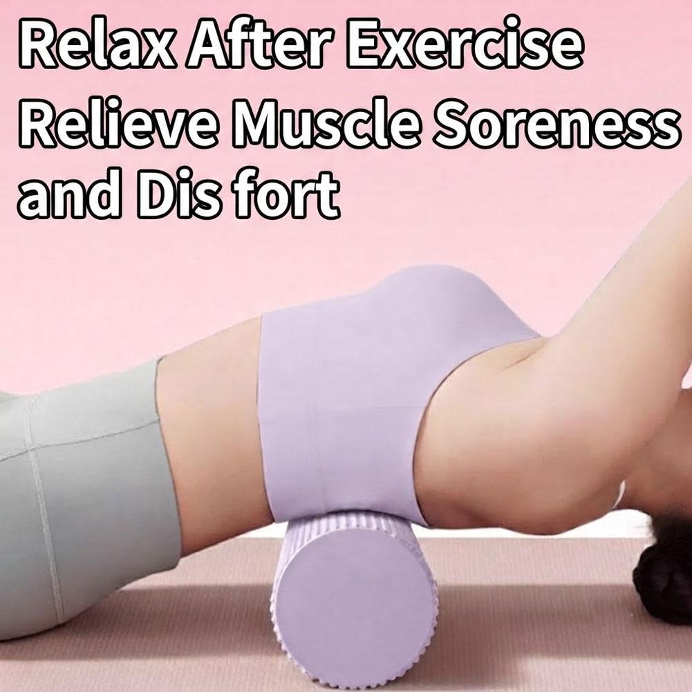 Yoga Fitness Massage - Yoga-Schaumstoffrolle EVA Hochdichte Yoga-Säule Pilates-Schaumstoffrolle Übungs-Rückenmassagerolle