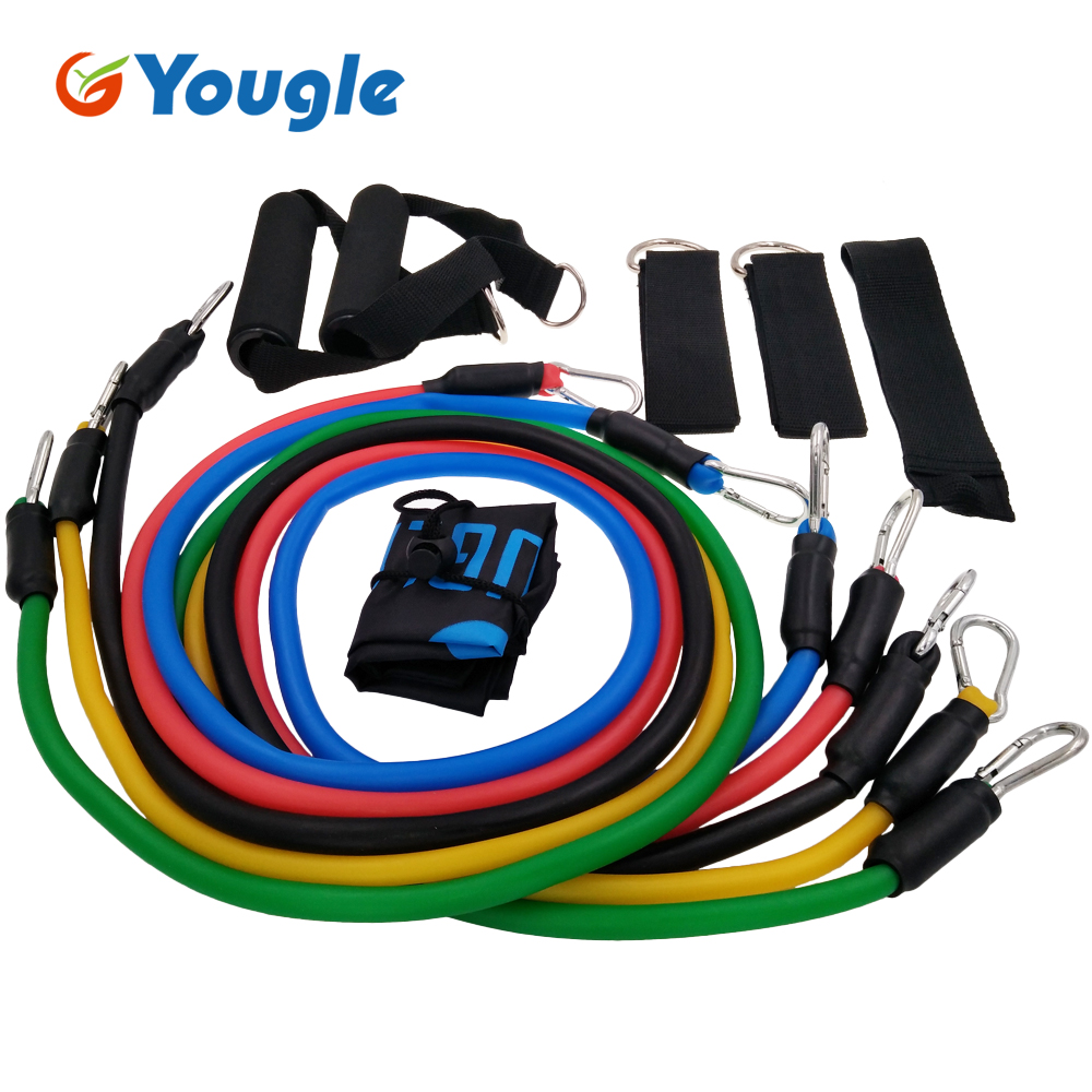 Yoga Fitness Youtube - YOUGLE 11 teile/satz Pull Seil Fitness
