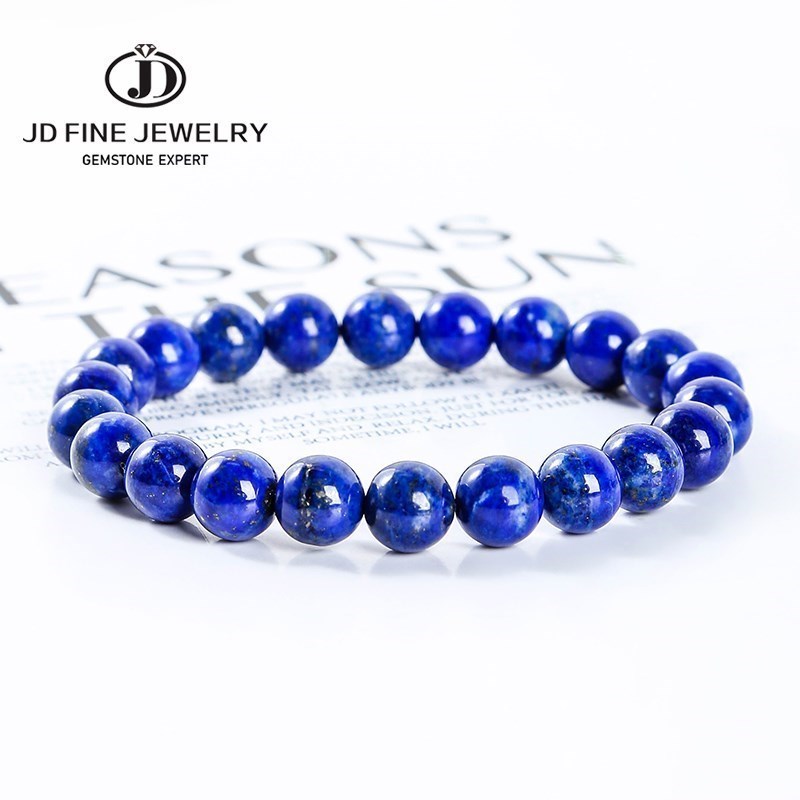 Yoga Fitness Tracker - JD Naturstein Lapis Lazuli Perlen Armbänder