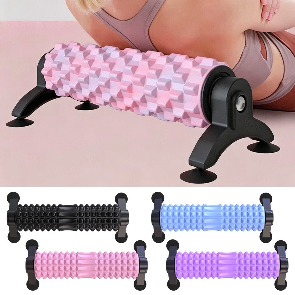 Yoga Fitness Massage - Massage-Werkzeug Fester Schaumstoff Roller mit Saugnapf