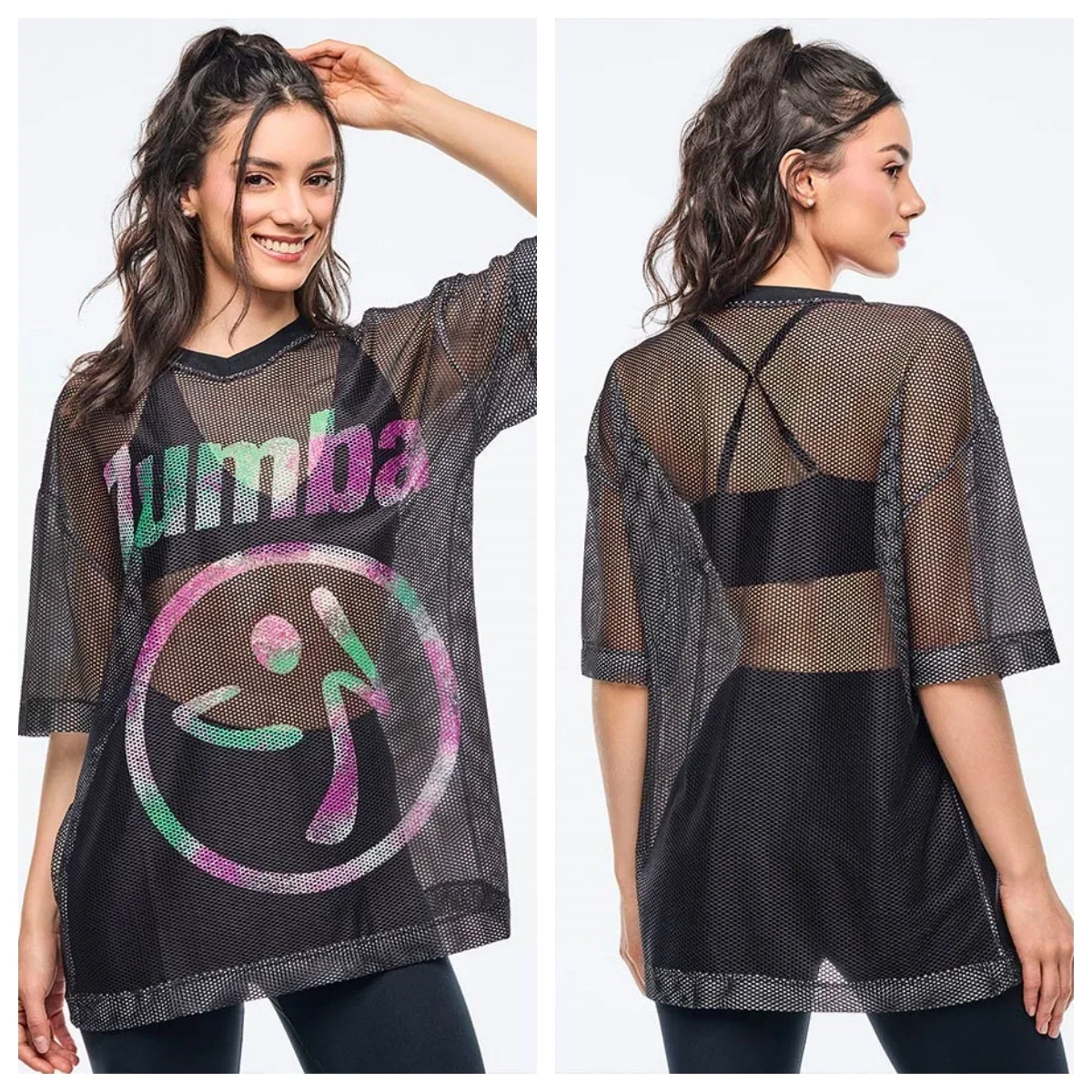 Schwarzes, atmungsaktives Mesh – Zumba & Yoga Fitness By Anushree Pune Reviews Bewertung und Preis