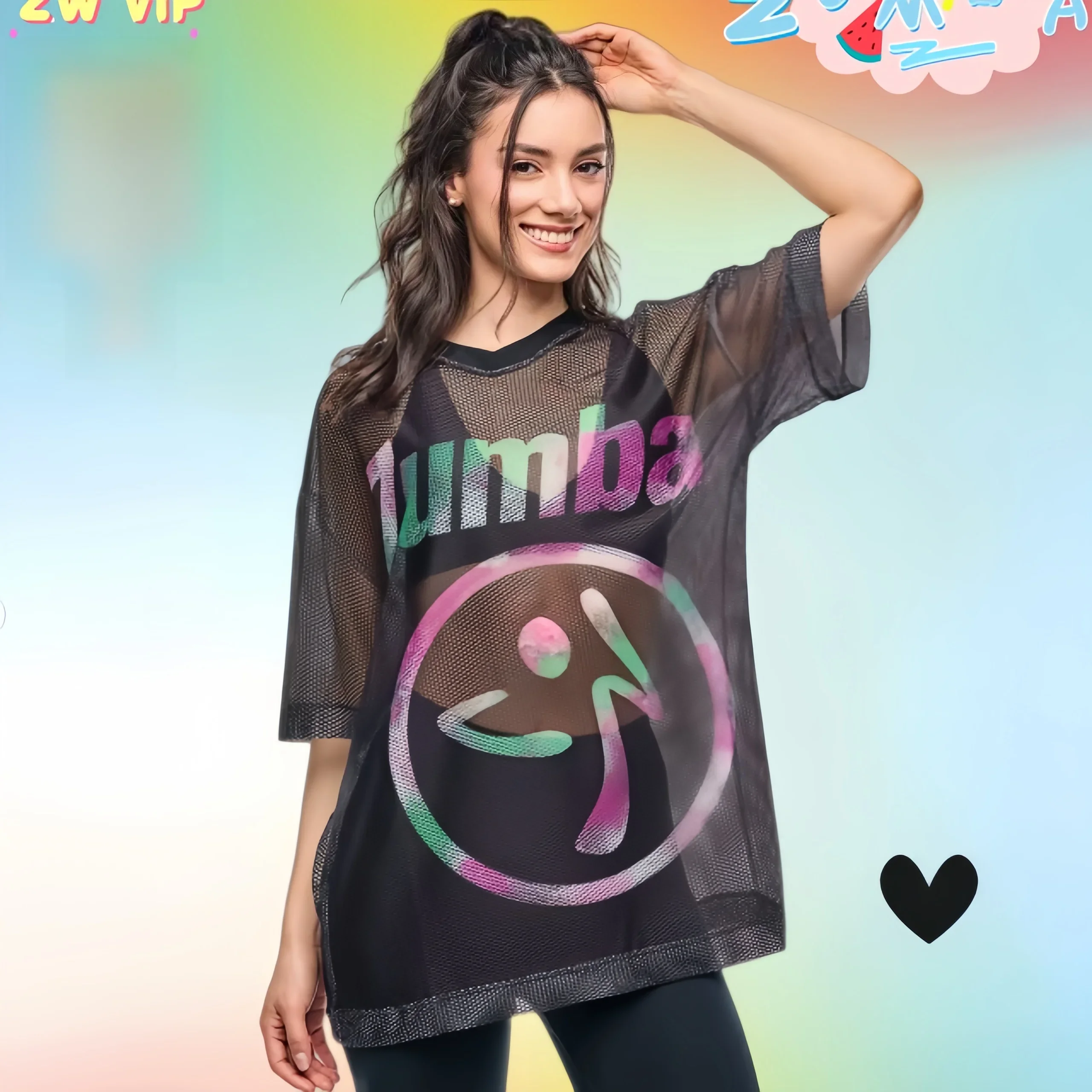 Schwarzes, atmungsaktives Mesh – Zumba & Yoga Fitness By Anushree Pune Reviews Bewertung und Preis
