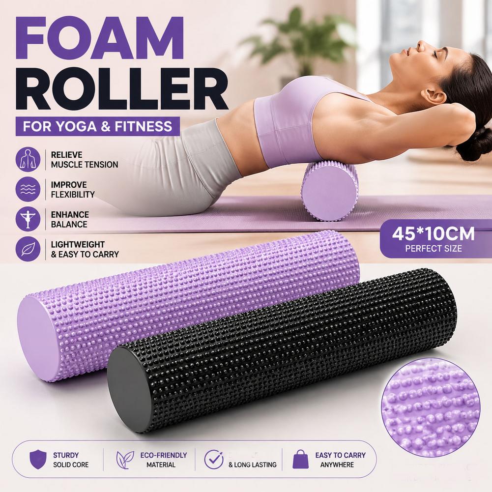 Yoga-Schaumstoffrolle EVA Hoch – Yoga Fitness Massage Bewertung und Preis