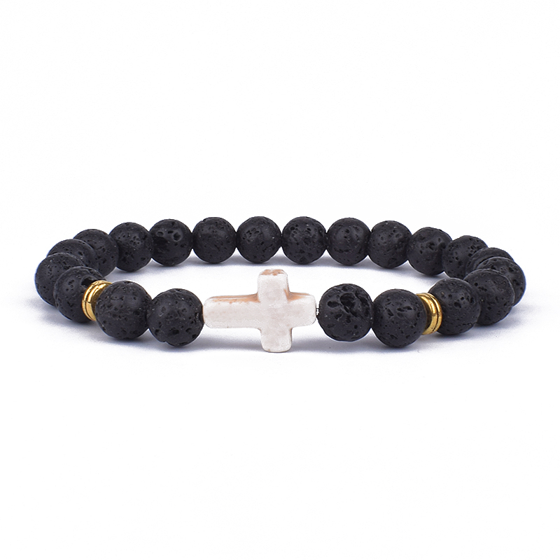 Trendy Jesus Kreuz Charme Blau – Yoga Fitness Tracker Bewertung und Preis