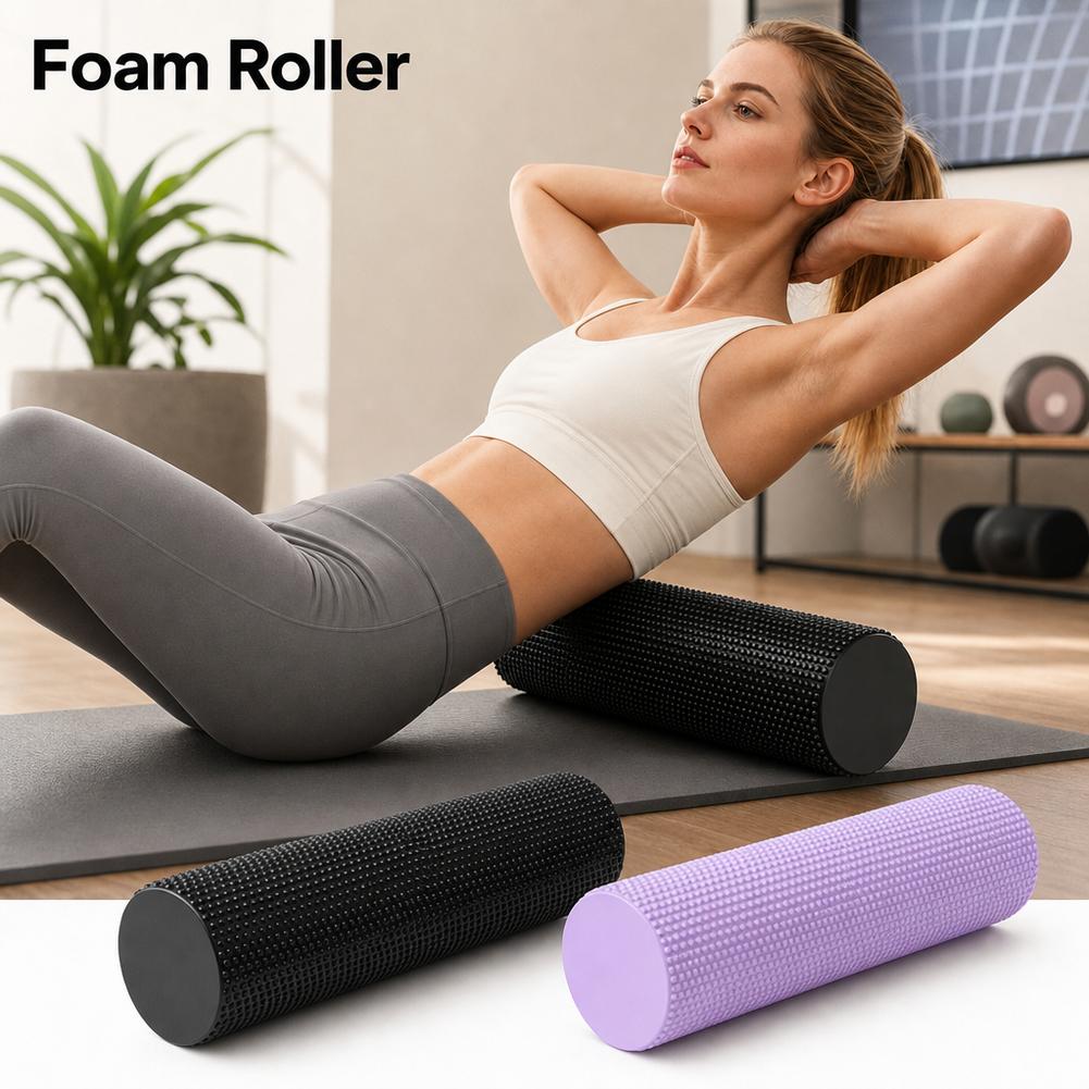 EVA Yoga-Schaumstoffrolle mit  – Yoga Fitness Massage Bewertung und Preis